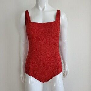 Vintage Burgundy Swimsuit